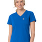 Women's Two-Pocket V-Neck Top - C12137 - Royal