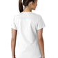 Women's Four-Pocket V-Neck Knit Panel Top - C12313 - White