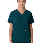 Women's Four-Pocket Oversized V-Neck Top - C13110 - Caribbean