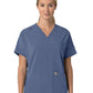 Women's Four-Pocket Oversized V-Neck Top - C13110 - Riverside