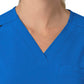 Women's Four-Pocket Oversized V-Neck Top - C13110 - Royal