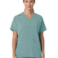 Women's Four-Pocket Oversized V-Neck Top - C13110 - Summer Blue