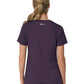 Women's Three-Pocket Flex Panel V-Neck Top - C13210 - Black Plum