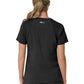 Women's Three-Pocket Flex Panel V-Neck Top - C13210 - Black