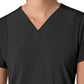 Women's Three-Pocket Flex Panel V-Neck Top - C13210 - Black