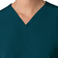 Women's Three-Pocket Flex Panel V-Neck Top - C13210 - Caribbean