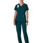 Women's Three-Pocket Flex Panel V-Neck Top - C13210 - Caribbean