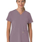 Women's Three-Pocket Flex Panel V-Neck Top - C13210 - Lavender Mist