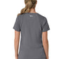 Women's Three-Pocket Flex Panel V-Neck Top - C13210 - Pewter