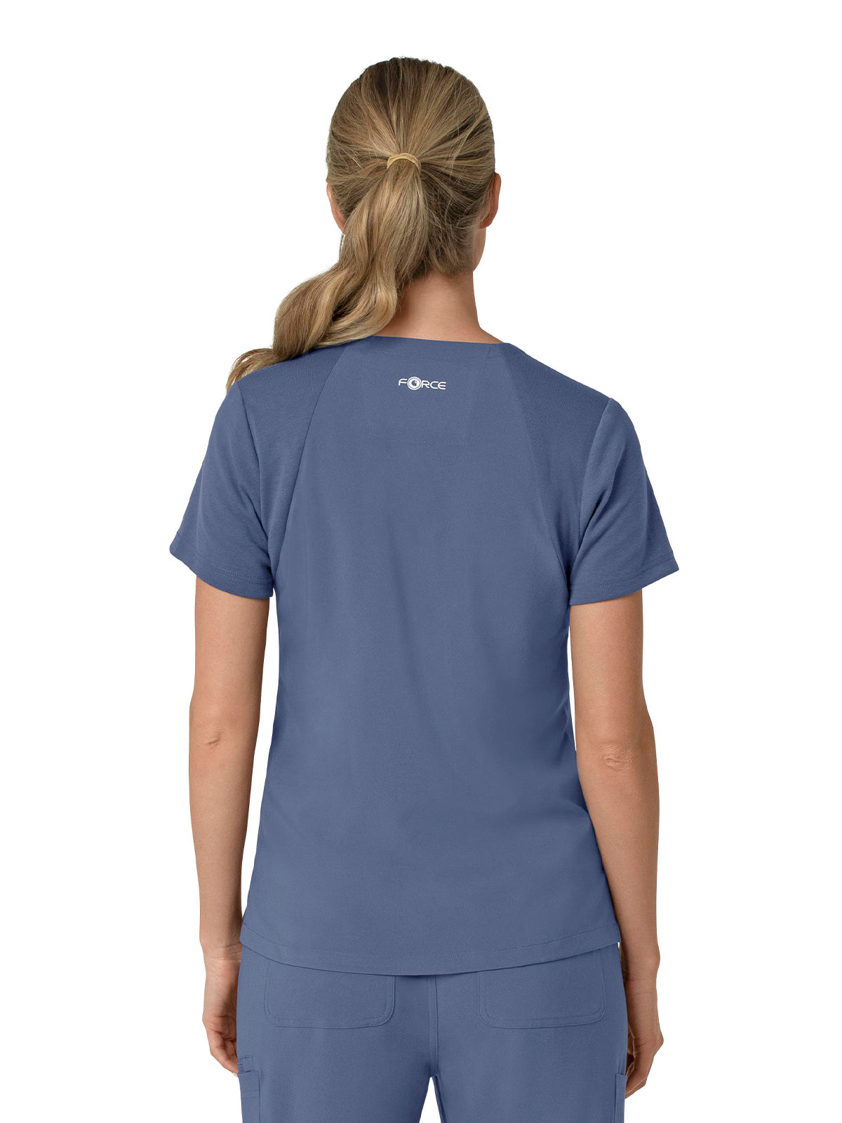 Women's Three-Pocket Flex Panel V-Neck Top - C13210 - Riverside