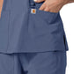 Women's Three-Pocket Flex Panel V-Neck Top - C13210 - Riverside