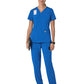 Women's Three-Pocket Flex Panel V-Neck Top - C13210 - Royal