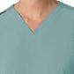 Women's Three-Pocket Flex Panel V-Neck Top - C13210 - Summer Blue