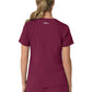 Women's Three-Pocket Flex Panel V-Neck Top - C13210 - Wine