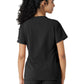 Women's Knit Panel Top - C13310 - Black