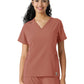 Women's Knit Panel Top - C13310 - Wildrose