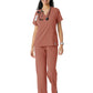 Women's Knit Panel Top - C13310 - Wildrose