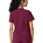 Women's Knit Panel Top - C13310 - Wine