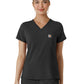 Women's One-Pocket Tuck-In Top - C13410 - Black