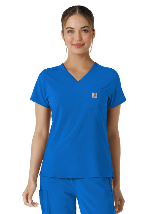 Women's One-Pocket Tuck-In Top - C13410 - Royal Blue