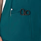 Women's Four-Pocket Henley Maternity Top - C14113 - Caribbean