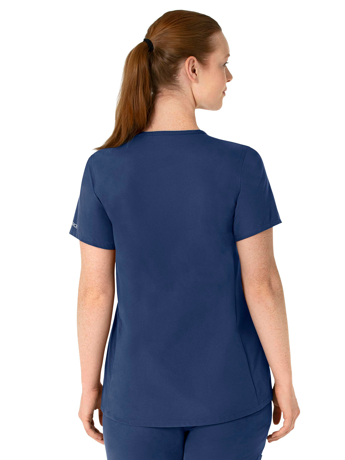 Women's Four-Pocket Henley Maternity Top - C14113 - Navy