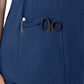 Women's Four-Pocket Henley Maternity Top - C14113 - Navy