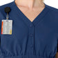 Women's Four-Pocket Henley Maternity Top - C14113 - Navy