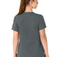 Women's Four-Pocket Henley Maternity Top - C14113 - Pewter