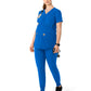 Women's Four-Pocket Henley Maternity Top - C14113 - Royal
