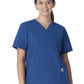 Unisex Seven-Pocket Modern Fit V-Neck Top - C15013 - Royal