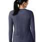 Women's Performance Long Sleeve Tee - C31009 - Navy Heather