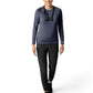 Women's Performance Long Sleeve Tee - C31009 - Navy Heather