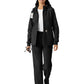 Women's Four-Pocket Bonded Fleece Hoodie - C85023 - Black