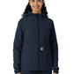 Women's Four-Pocket Bonded Fleece Hoodie - C85023 - Navy