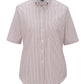 Women's Short Sleeve Easy Care Shirt - 5027 - Burgundy Stripe