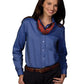 Women's Long Sleeve Easy Care Shirt - 5077 - French Blue