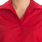 Women's Short Sleeve Lightweight Poplin Shirt - 5245 - Red