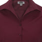 Women's Short Sleeve Lightweight Poplin Shirt - 5245 - Burgundy