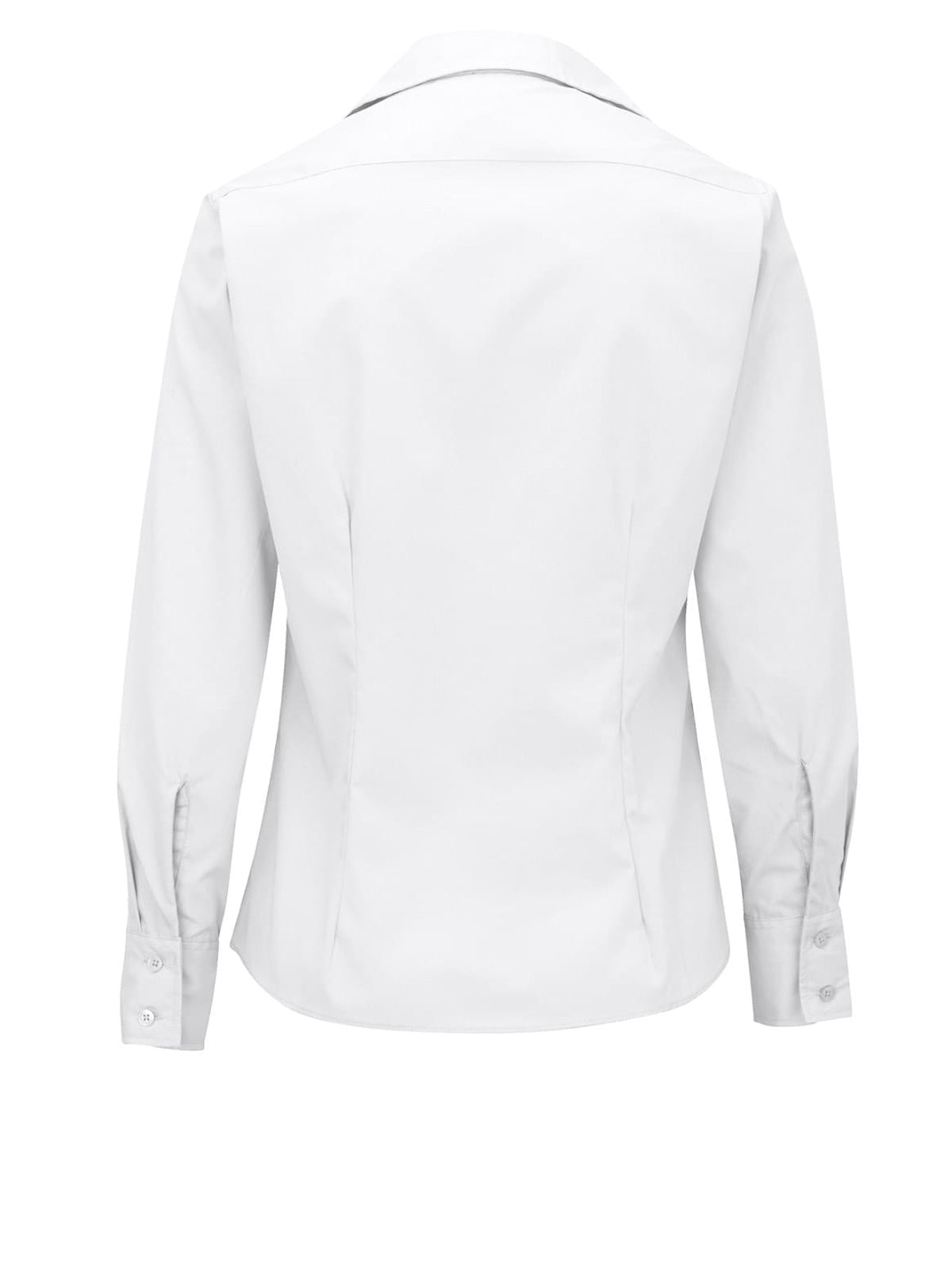 Women's Long Sleeve Lightweight Poplin Shirt - 5295 - White