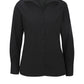 Women's Long Sleeve Lightweight Poplin Shirt - 5295 - Black