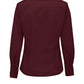 Women's Long Sleeve Lightweight Poplin Shirt - 5295 - Burgundy