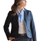 Women's Six Pocket Russel Suit Coat - 6530 - Navy Agate
