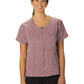 Women's Scoop Neck Full-Zip Tunic - 7279 - Burgundy Heather