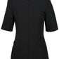 Women's Zip-Front Housekeeping Smock Shirt - 7887 - Black