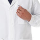 Unisex Three-Pocket 40" Full-Length Lab Coat - 11653 - White