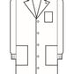 Unisex Three-Pocket 40" Full-Length Lab Coat - 11653 - White