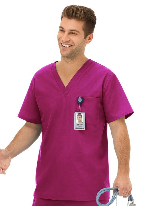 Unisex One Pocket Top - 14900 - Plumberry Wine