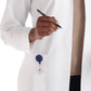 Women's Five-Pocket 37" Full-Length Lab Coat - 161 - White