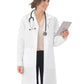 Women's Five-Pocket 37" Full-Length Long Lab Coat - 1964 - White